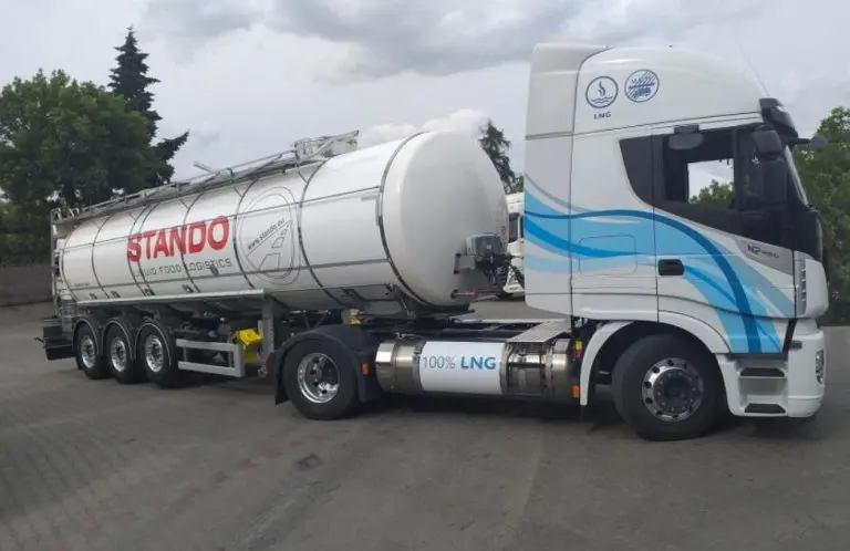 Shell fuels Stando's LNG-powered truck fleet