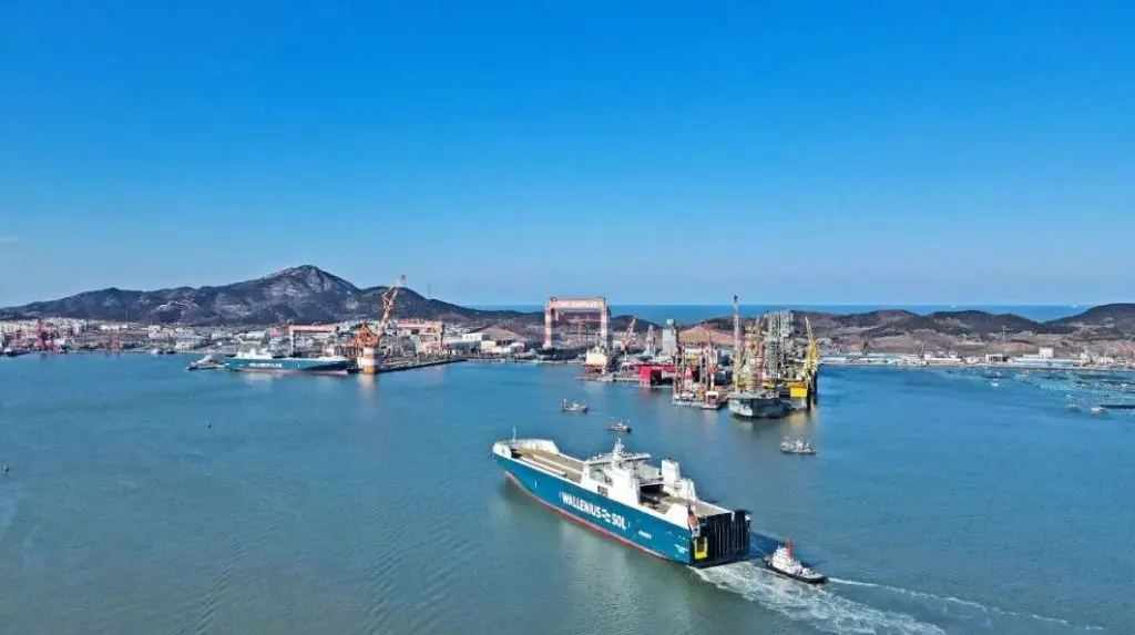 Wallenius SOL’s first LNG powered vessel wraps up trials in China