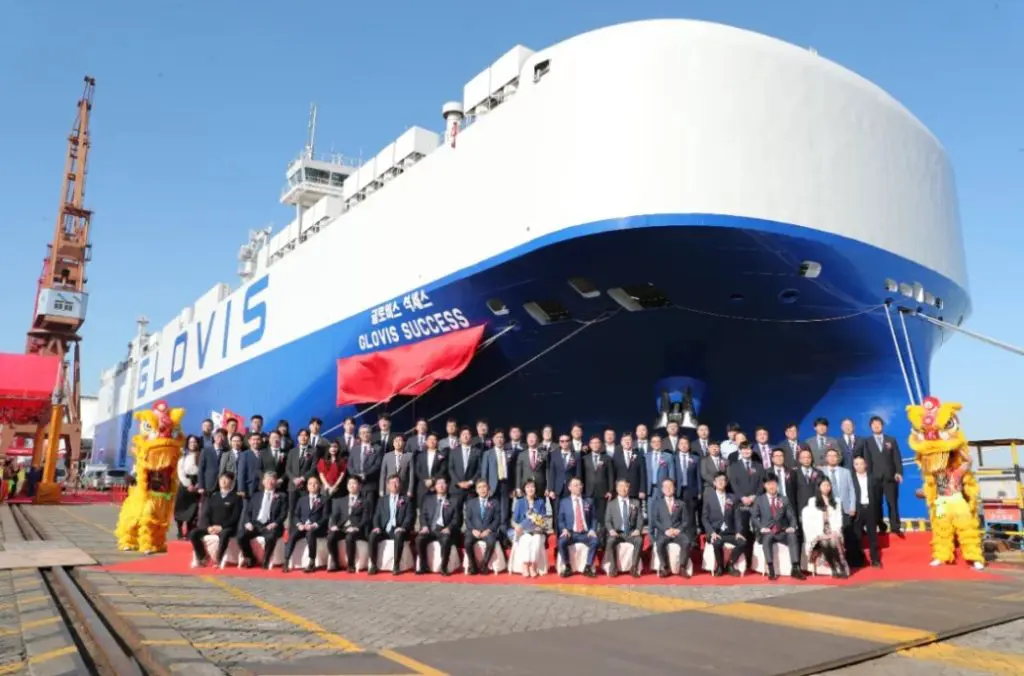 H-Line's LNG-fueled PCTC delivered in China