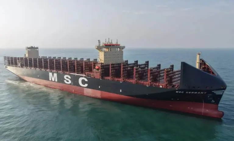 LNG-powered MSC Germany delivered in China