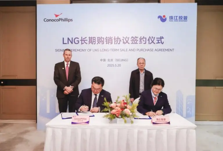 ConocoPhillips seals Chinese LNG supply deal