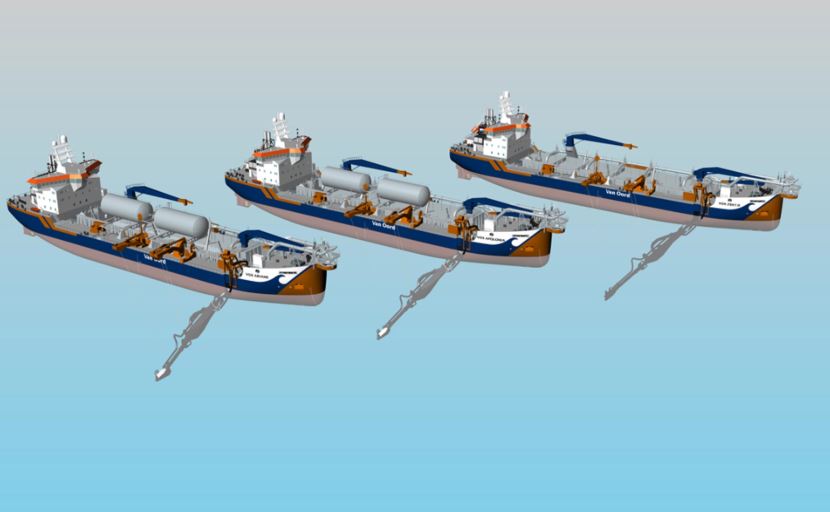 Van Oord LNG-powered dredgers