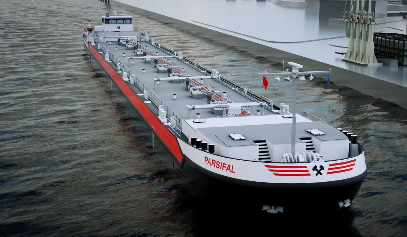 J.P. Morgan orders Shell-chartered LNG inland barges at Concordia Damen
