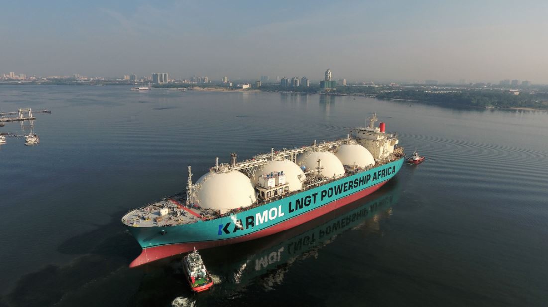 KARMOL’s first FSRU nearing Senegal