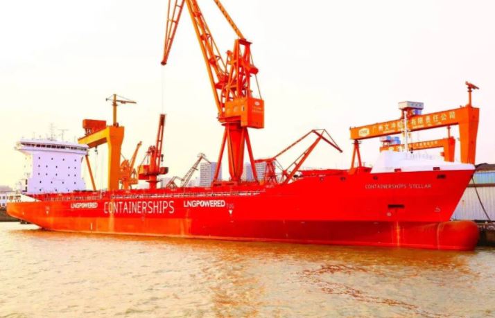 CMA CGM’s Containerships welcomes sixth LNG-powered vessel