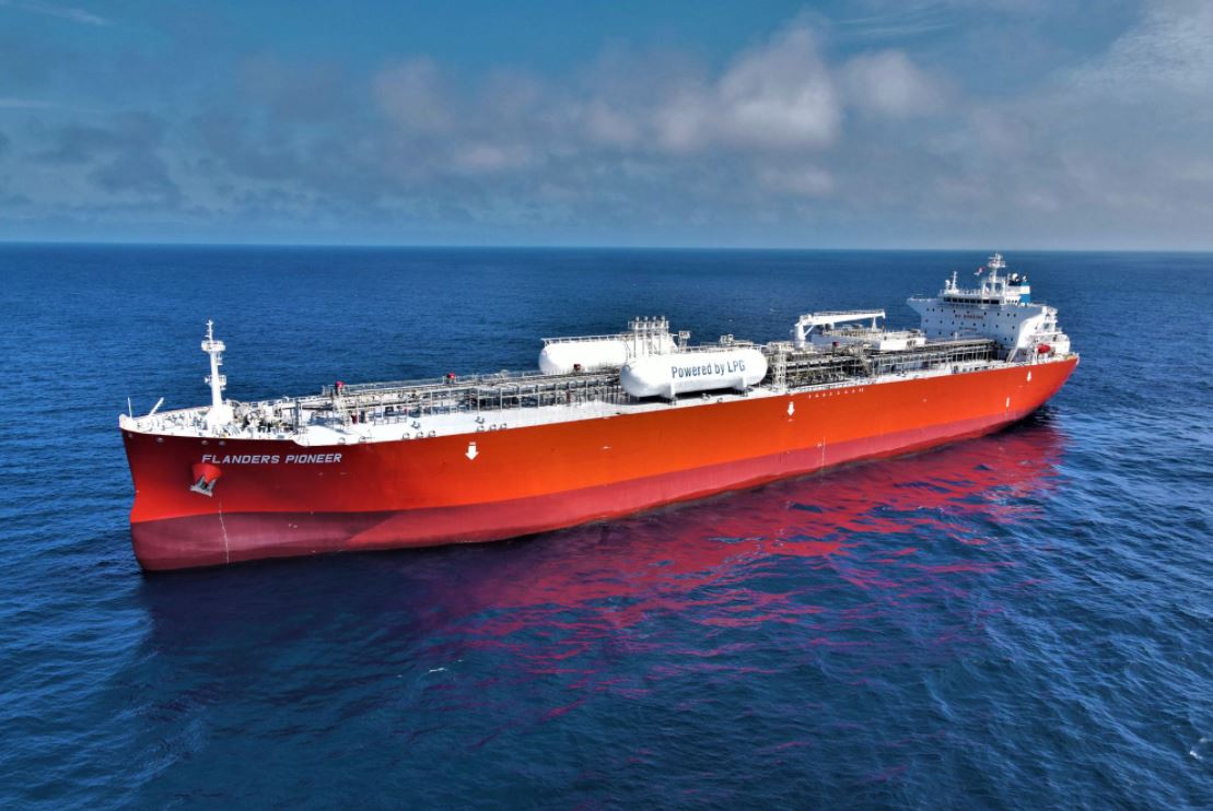 Jiangnan hands over second LPG-powered VLGC to Exmar