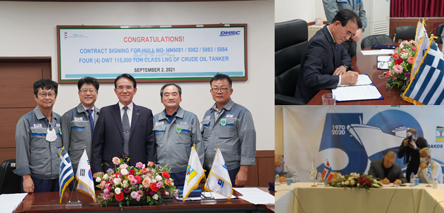 TEN orders four LNG-powered tankers at Daehan
