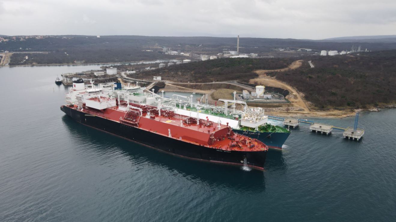 Another US LNG cargo lands at Croatian FSRU