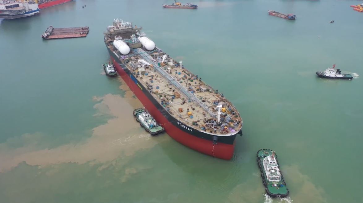 GSI launches second LNG-powered Suezmax tanker for EPS