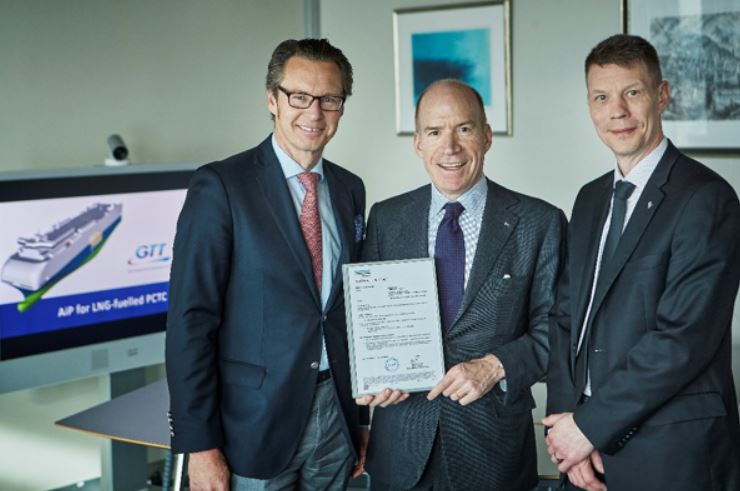GTT, Deltamarin get DNV OK for LNG-powered PCTC design