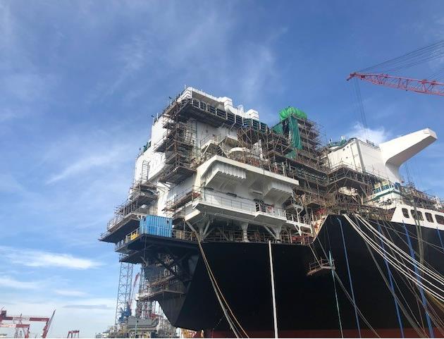Kosmos BP’s Tortue FLNG project 75 percent complete