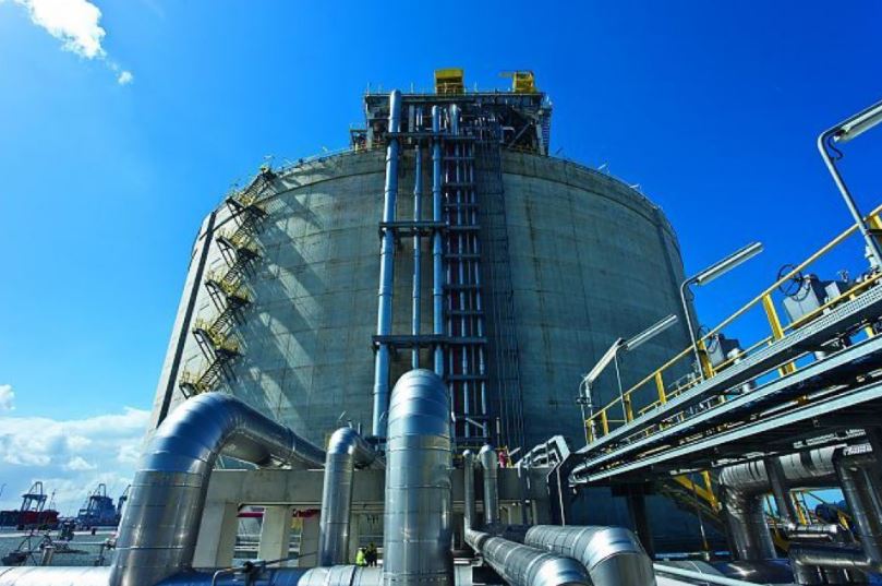 Gate LNG tank (Image: Gasunie)