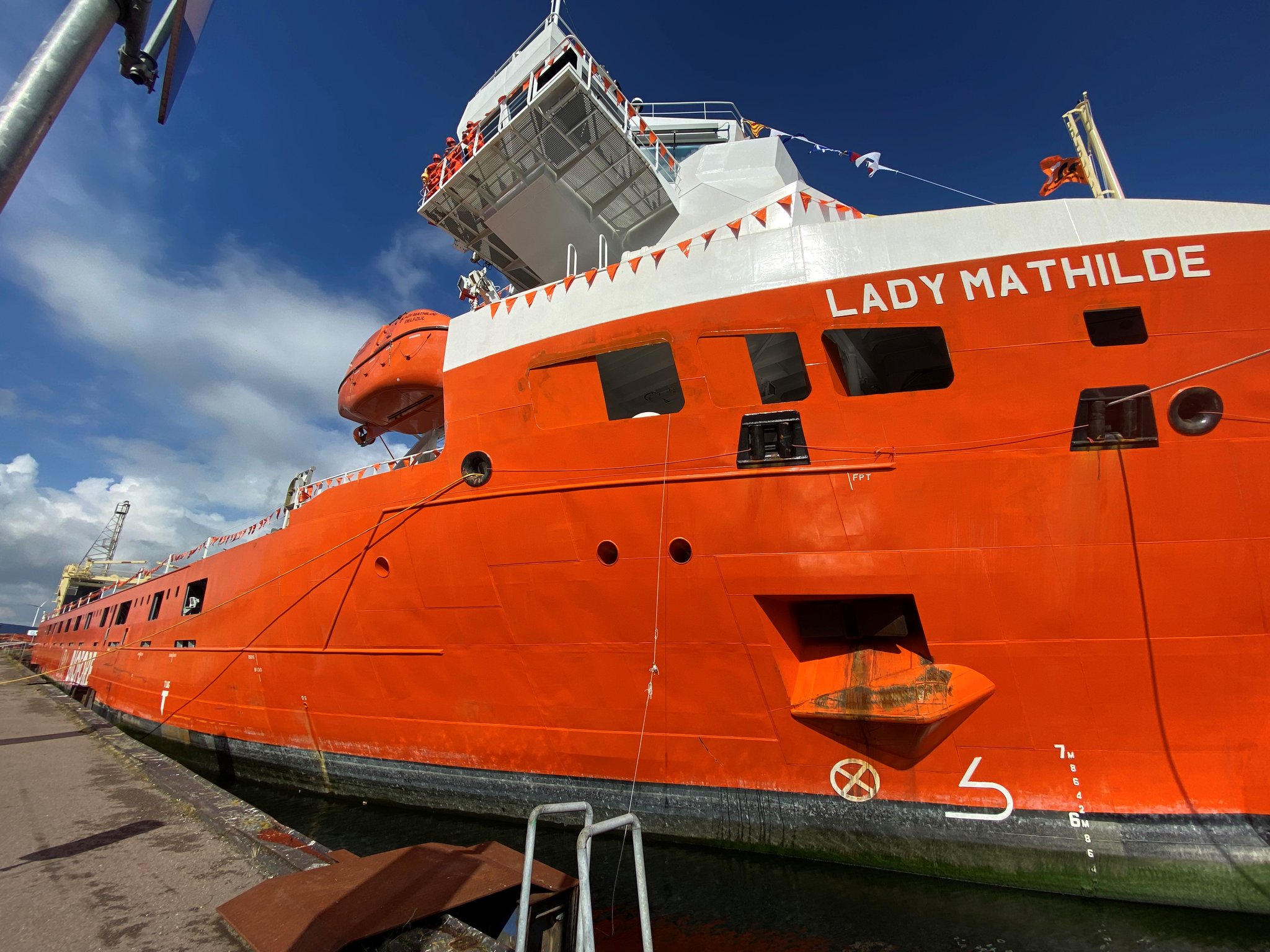Wijnne Barends christens second LNG-powered vessel in Amsterdam