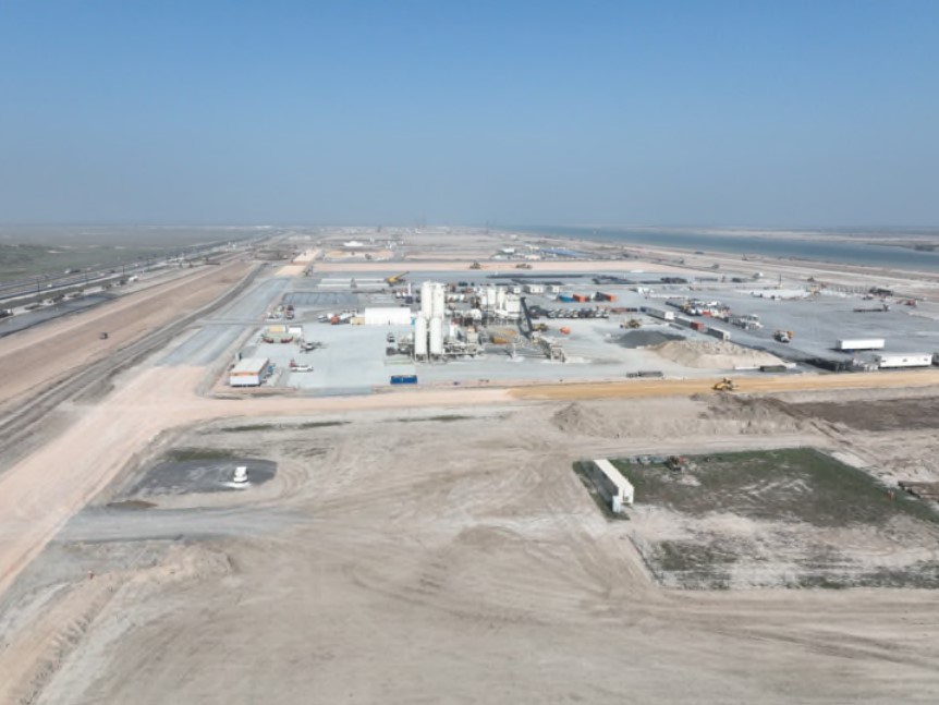 Work progresses on NextDecade's Rio Grande LNG export plant in Texas