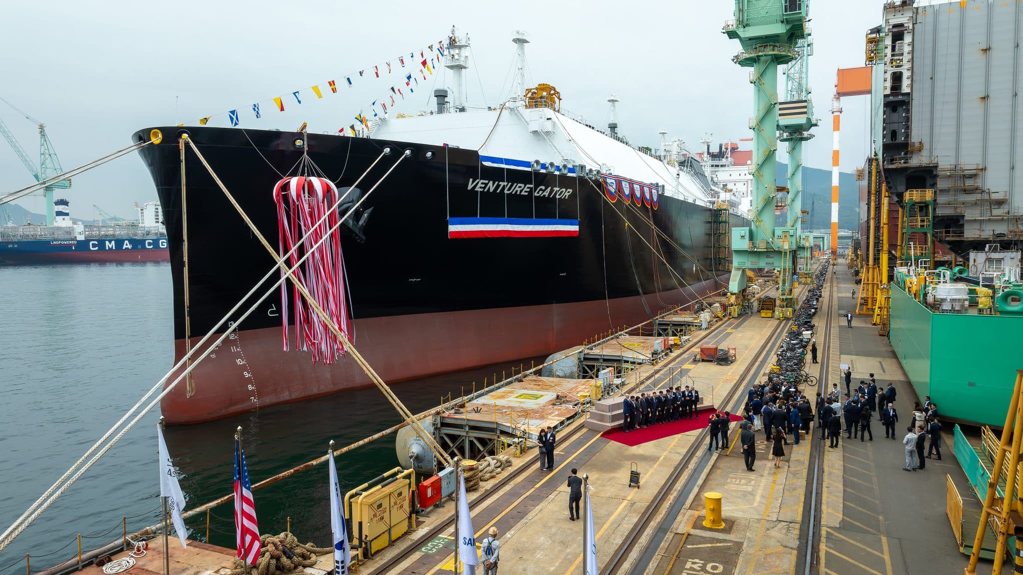 Venture Global welcomes first LNG carrier
