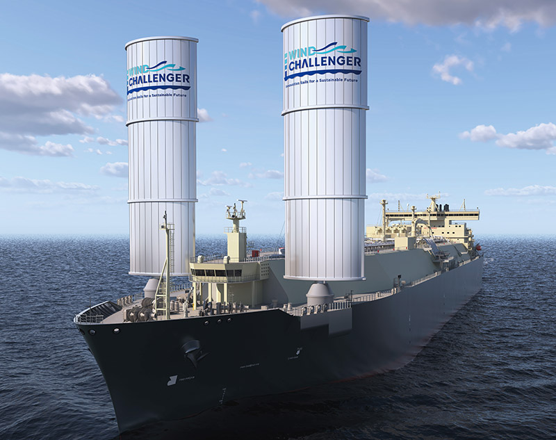 MOL and Tokyo Gas join forces on first wind-assisted LNG carrier