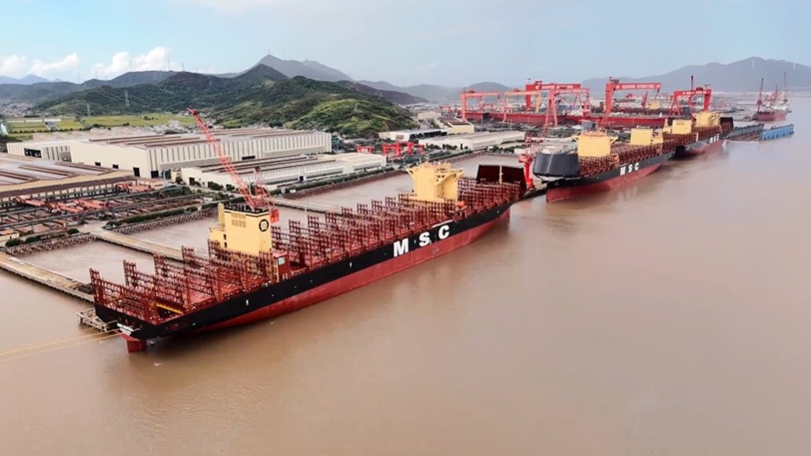 MSC’s LNG-fueled duo named in China