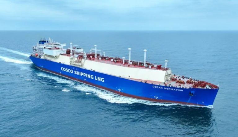 Hudong-Zhonghua delivers Cosco’s LNG carrier