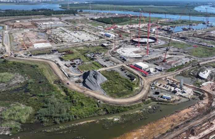 Work continues to progress on Woodside’s Louisiana LNG plant