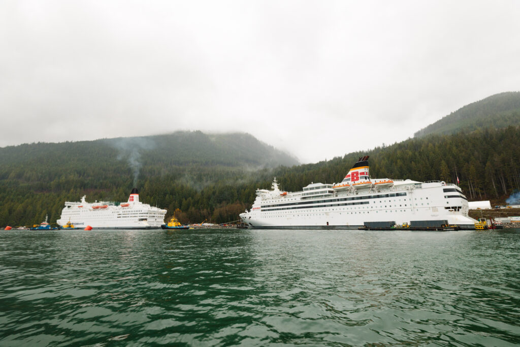 Second floatel arrives at Woodfibre LNG site