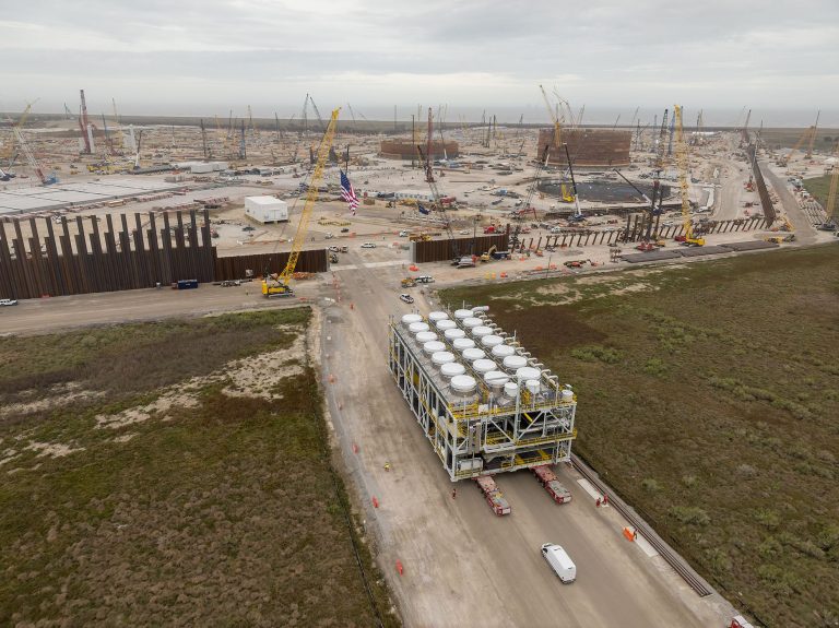 Venture Global's CP2 LNG project receives first liquefaction train