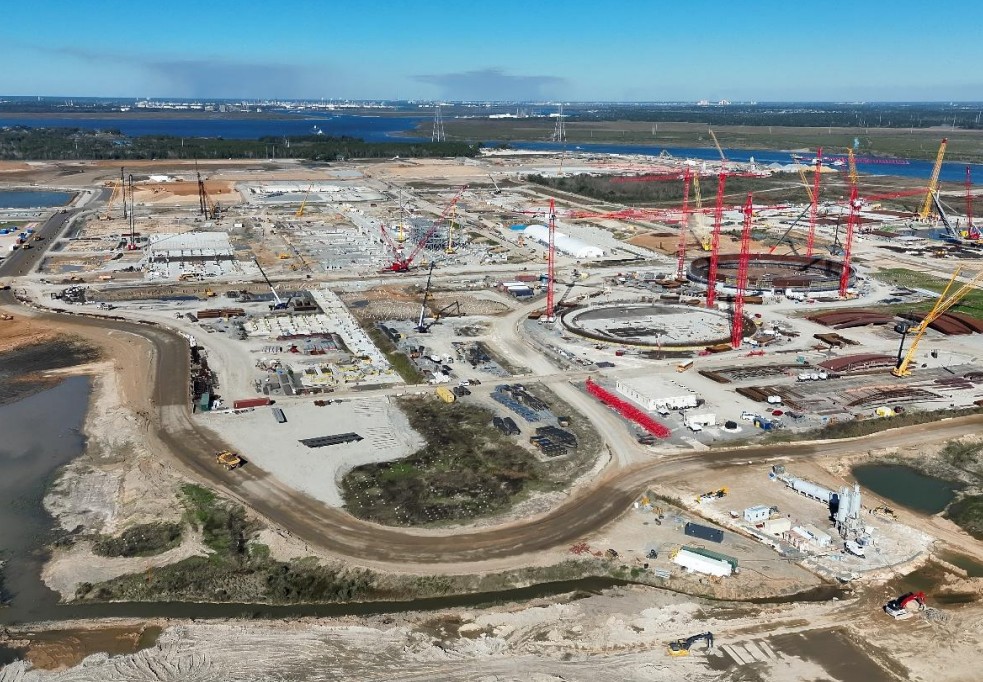 Woodside's Louisiana LNG project 22 percent complete