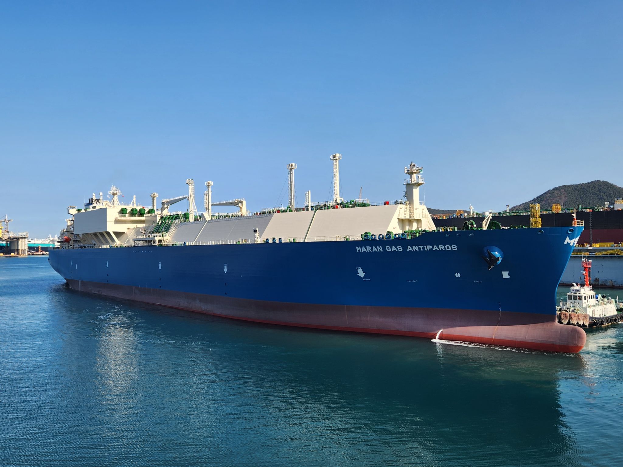 Greece's Maran Gas welcomes newbuild LNG carrier to its fleet