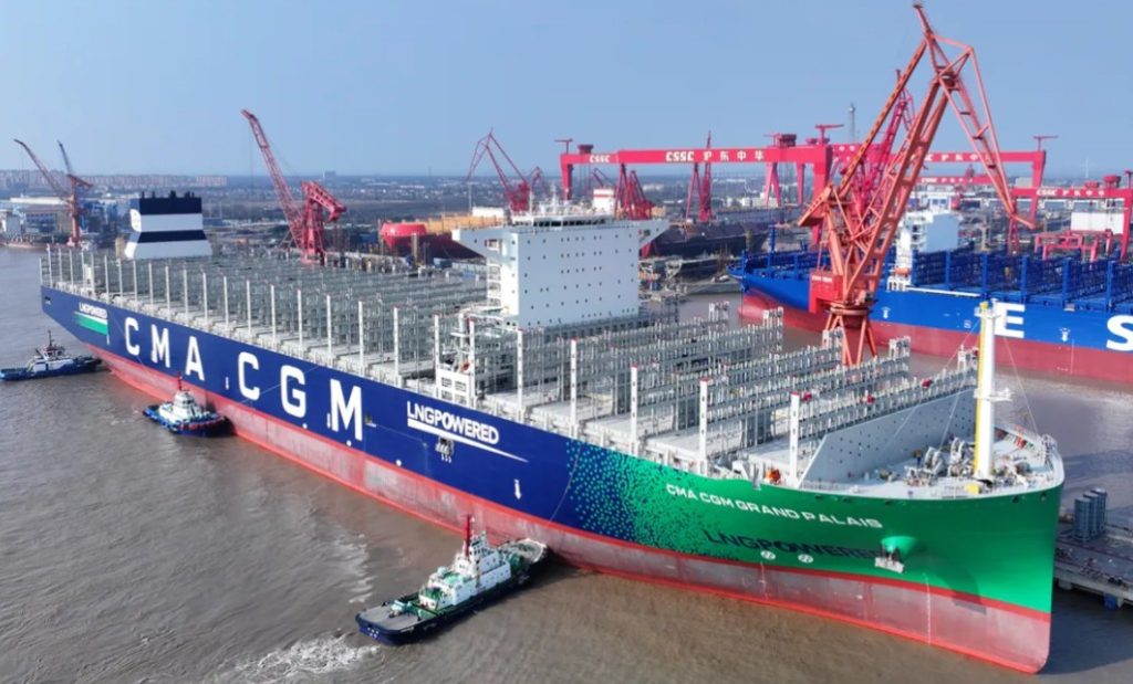 Hudong-Zhonghua wraps up delivery of CMA CGM's LNG-powered giants
