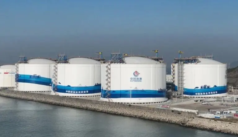 China’s gas imports drop in March