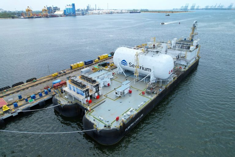 Seatrium delivers power from LNG-powered floating lab