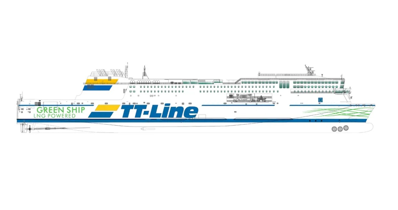 TT-Line books another LNG-powered ferry in China